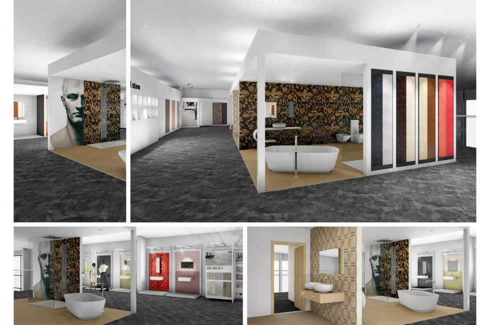 thiết kế showroom vật liệu xây dựng 1